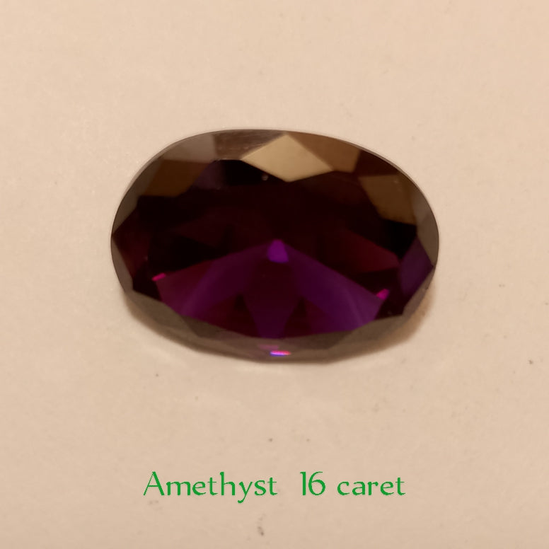 Amethyst Stone | Step cutting | Oval and pear shape
