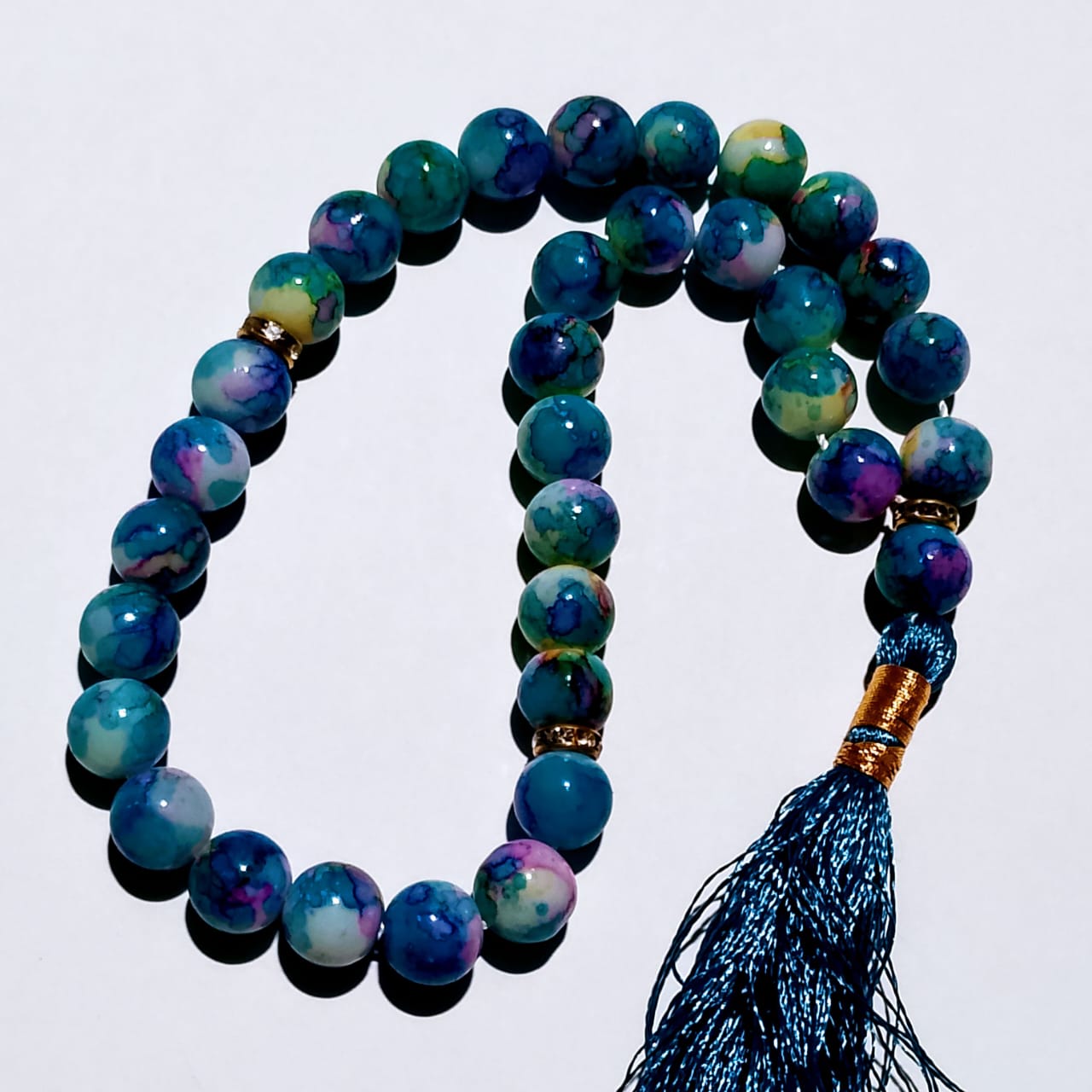 Bukharian Tasbeeh | Jadeite Tasbeeh | 33 Beads | 18 mm