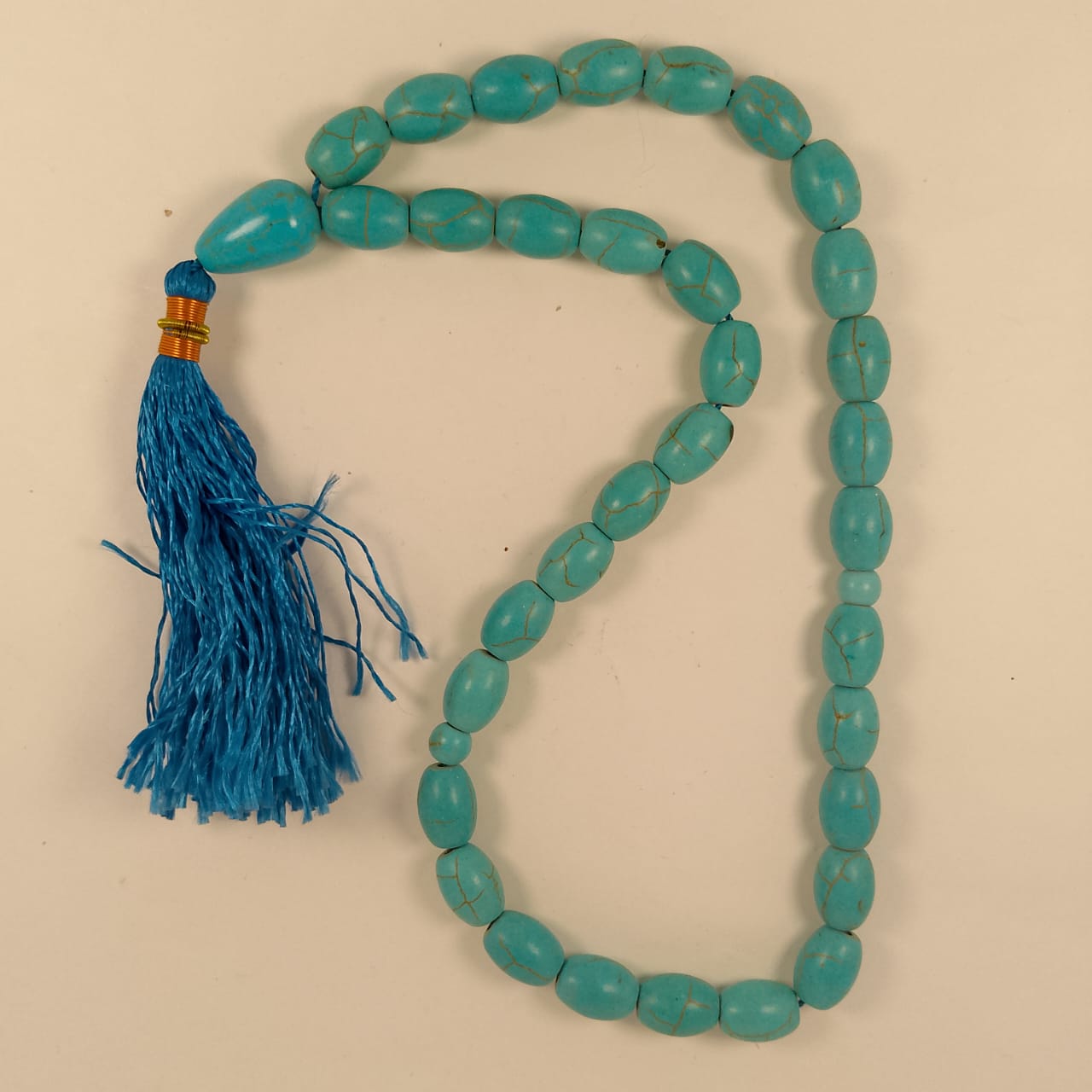 Gemstone Feroza Tasbeeh | 35 Beads | 8mm