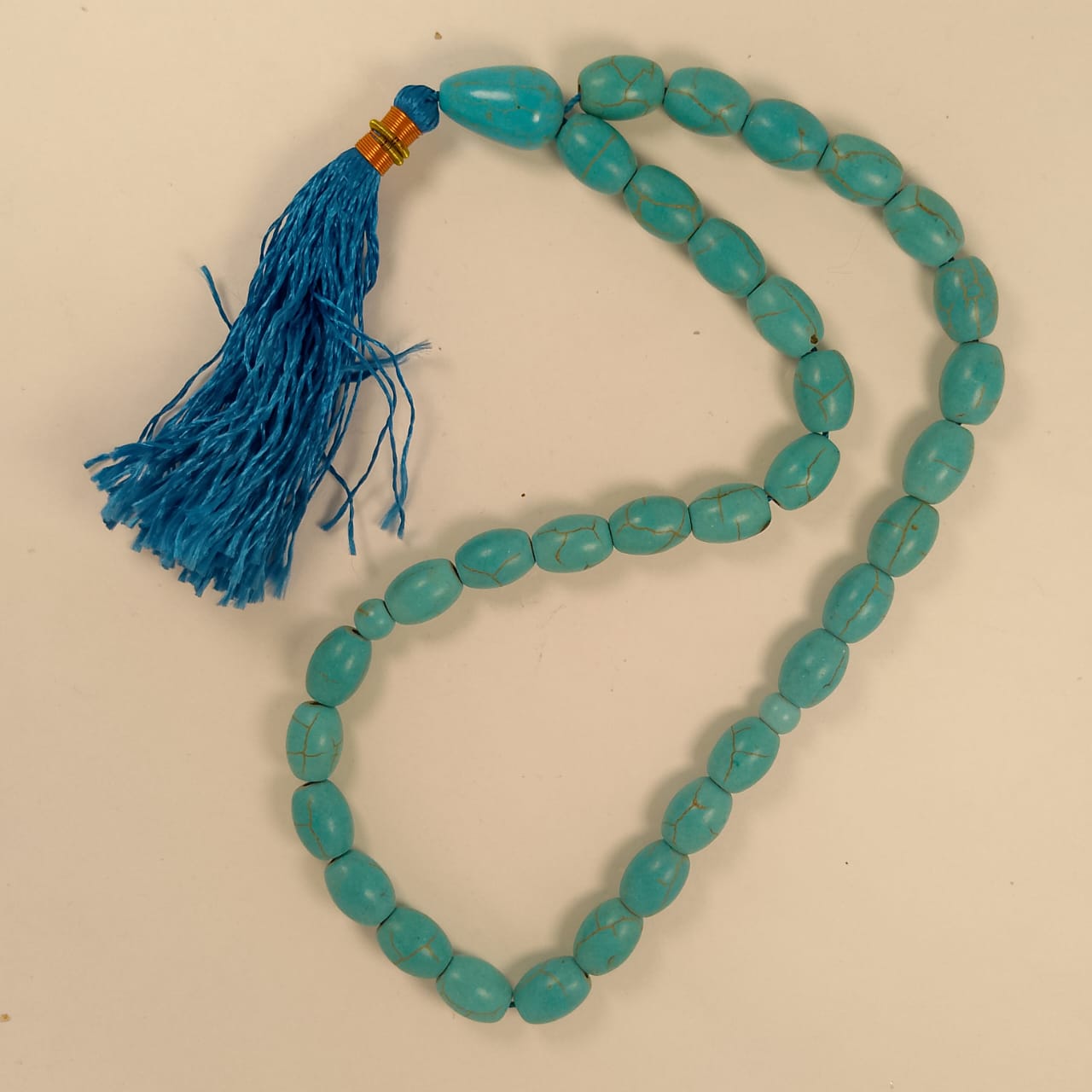 Gemstone Feroza Tasbeeh | 35 Beads | 8mm