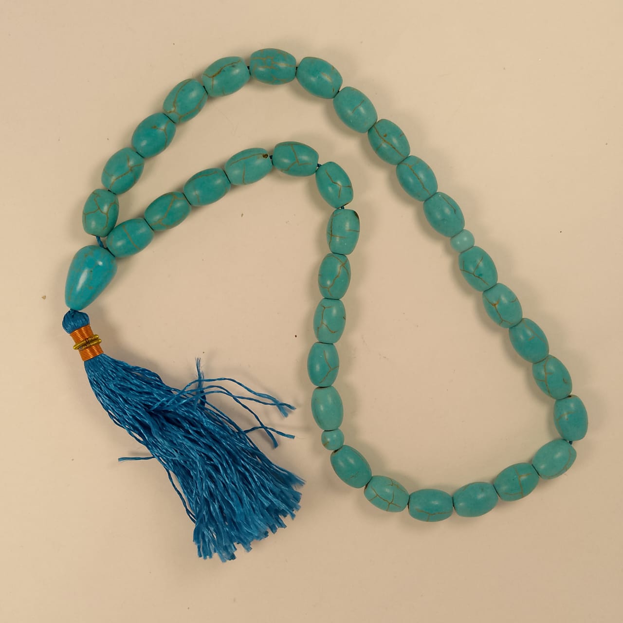Gemstone Feroza Tasbeeh | 35 Beads | 8mm