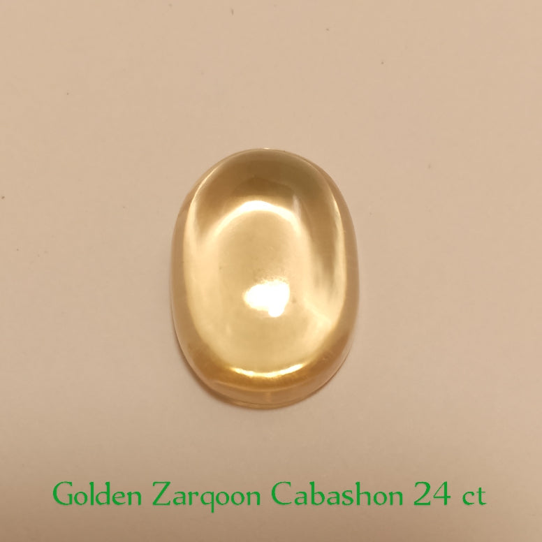 Golden Zircon | Cabochon Cutting