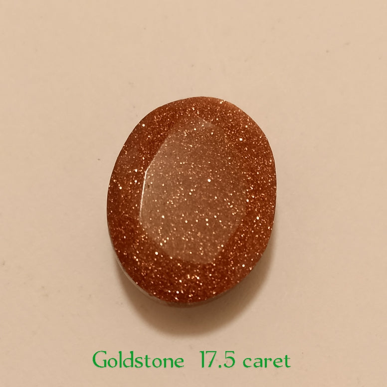 Goldstone | Golden and Black Color | Step Cutting