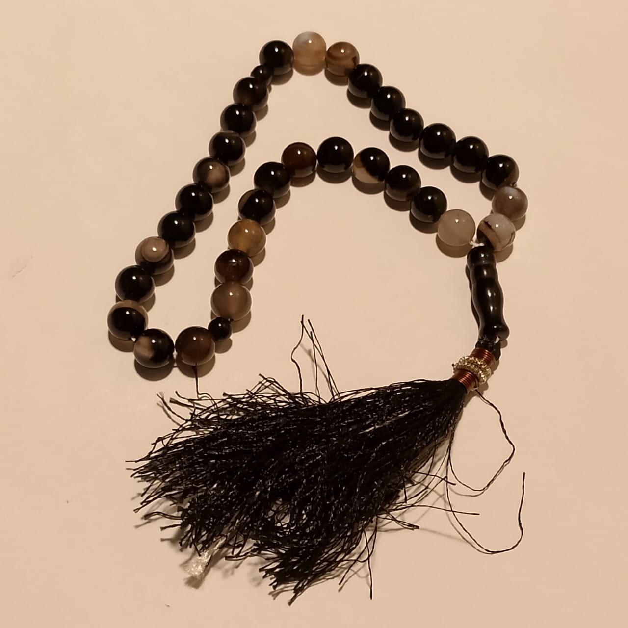 Gemstone Irani Aqiq Tasbeeh | 33 Beads | 15 mm