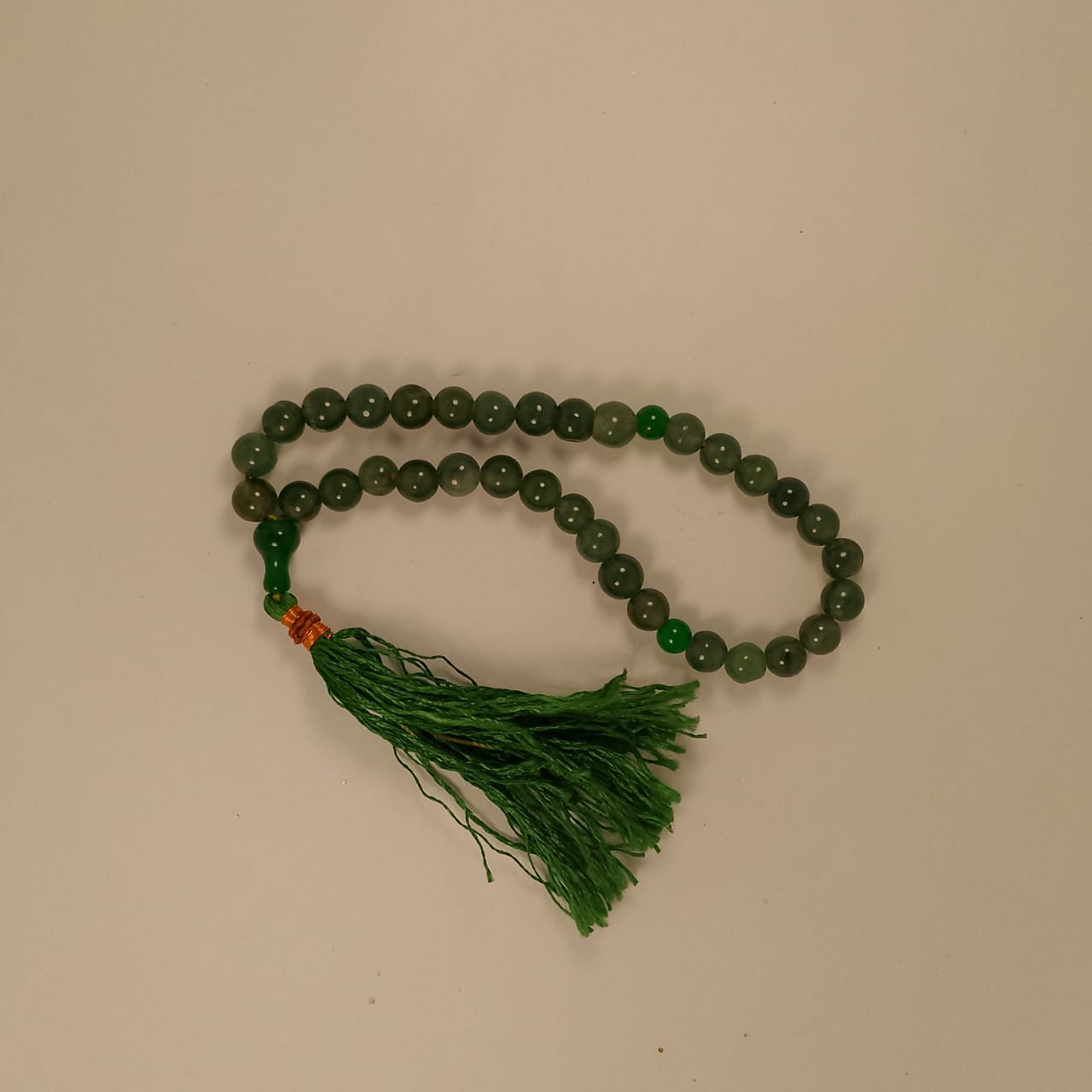 Gamstone Jadeite Tasbeeh | 35 Beads | 15mm