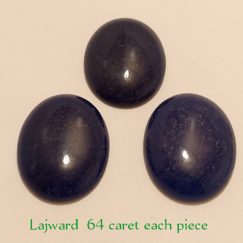 Lapis Lazuli (Lajward) | Cabochon Cutting | 11-64 Carats