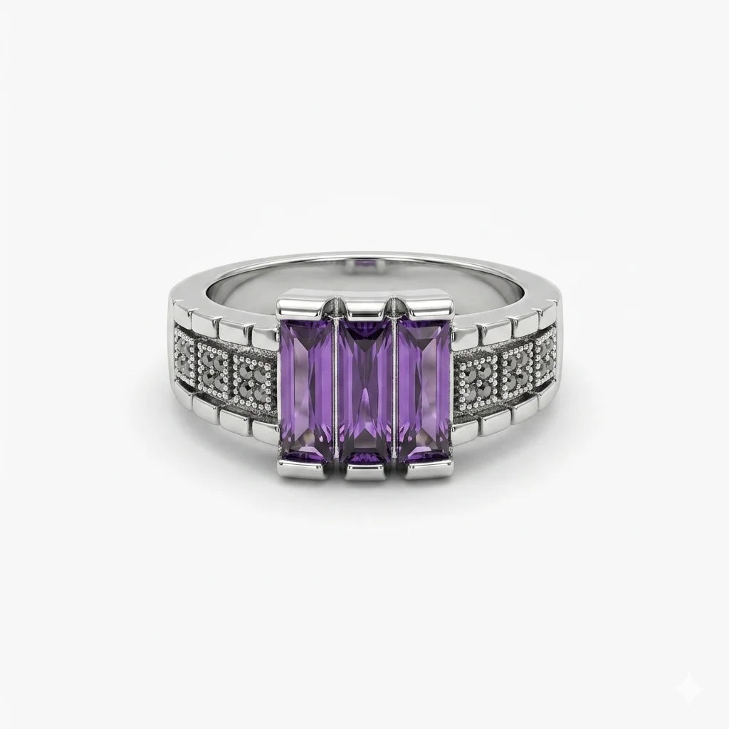 Neelam Ring | Step Cut | CODE N-39