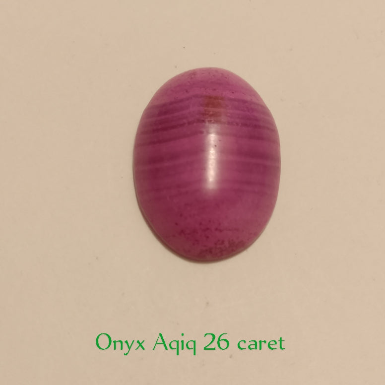 Onyx Aqeeq | Oval shape Cabachon
