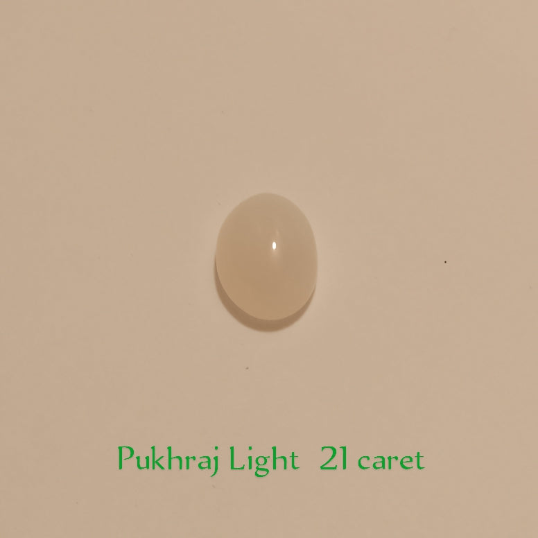 Pukhraj Light | Cabochon Cutting | 5-35 Carats