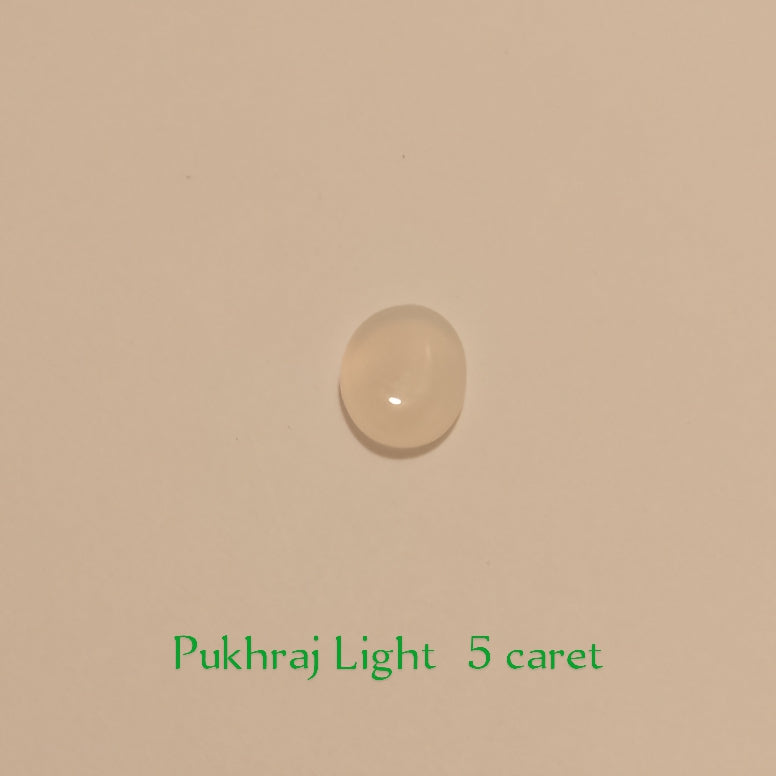 Pukhraj Light | Cabochon Cutting | 5-35 Carats