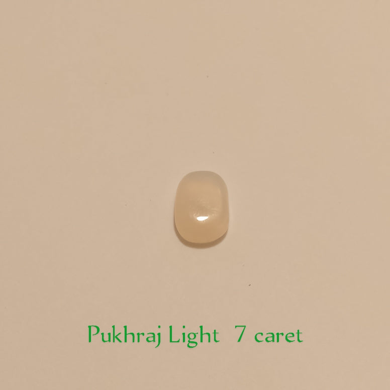 Pukhraj Light | Cabochon Cutting | 5-35 Carats