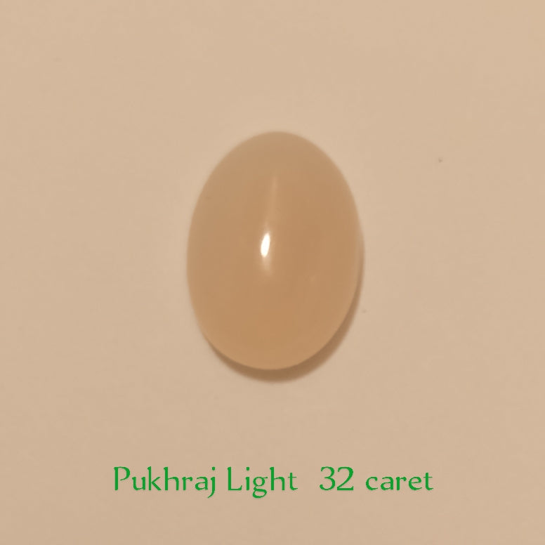 Pukhraj Light | Cabochon Cutting | 5-35 Carats