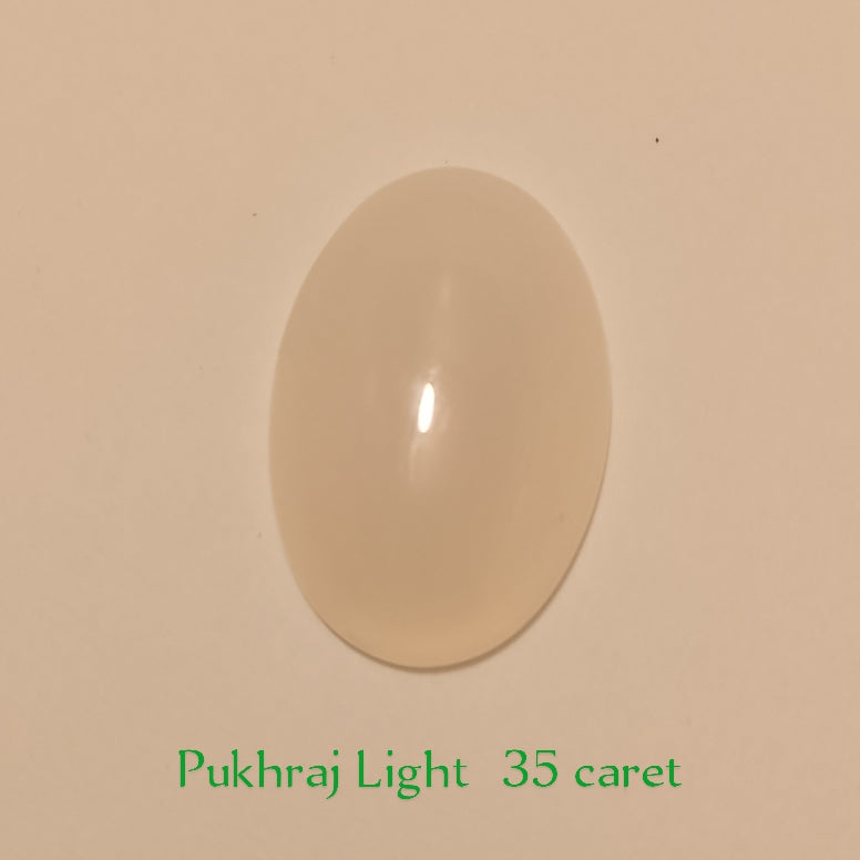 Pukhraj Light | Cabochon Cutting | 5-35 Carats