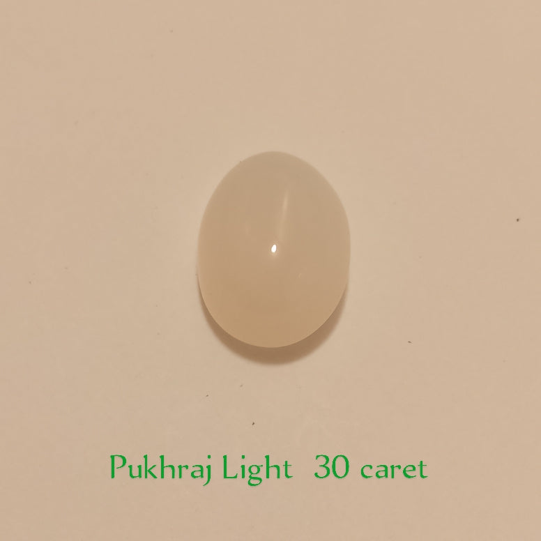 Pukhraj Light | Cabochon Cutting | 5-35 Carats