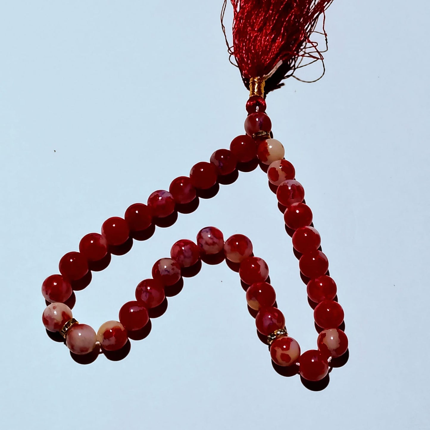 Sang e Yemeni Tasbeeh | Yemeni Aqeeq Tasbih | 33 Beads | 15 mm