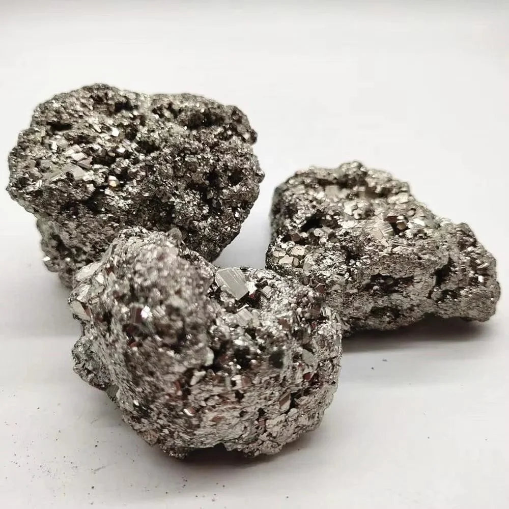 Natural Pyrite Tumbled Stones – Raw Healing Crystals for Energy, Meditation & Gift Collection in Pakistan