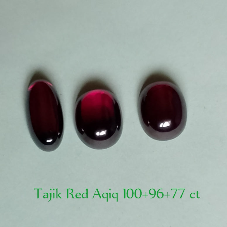 Tajik Red Aqeeq (dark red) | Cabochon Cutting