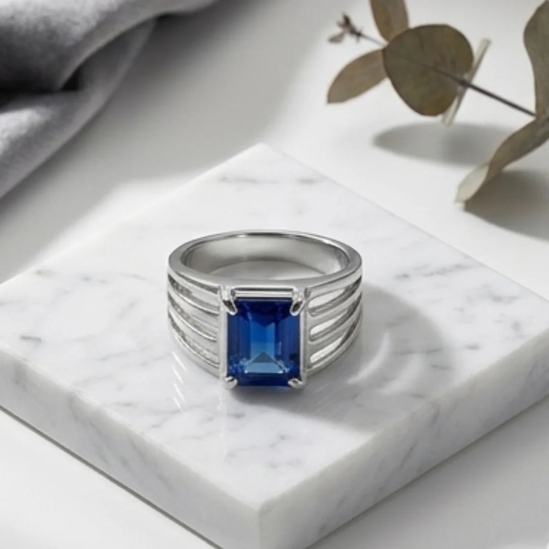Neelam Ring | Step Cut | CODE N-37