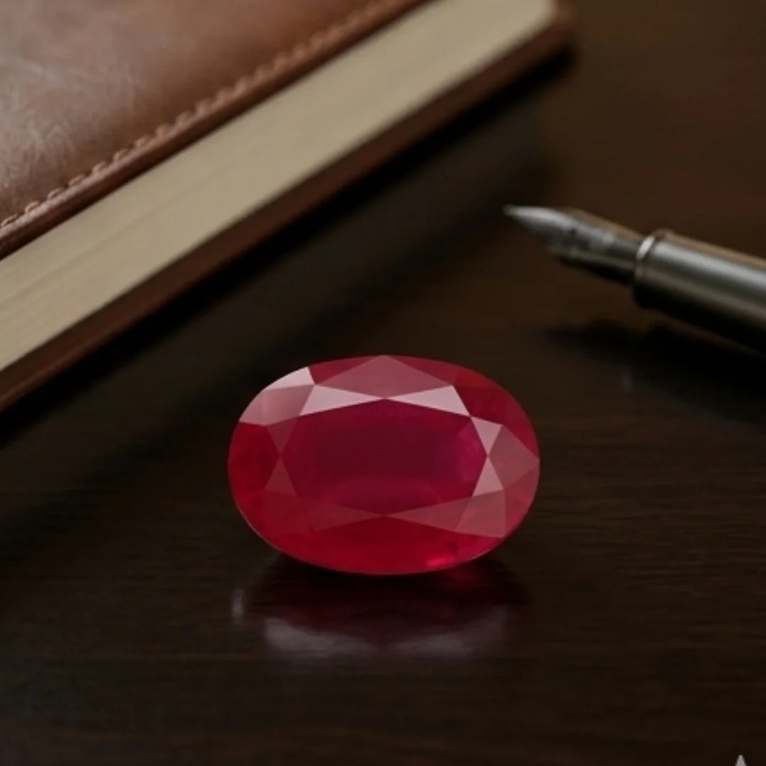 14.2 Carat Yaqoot | Step Cut Ruby