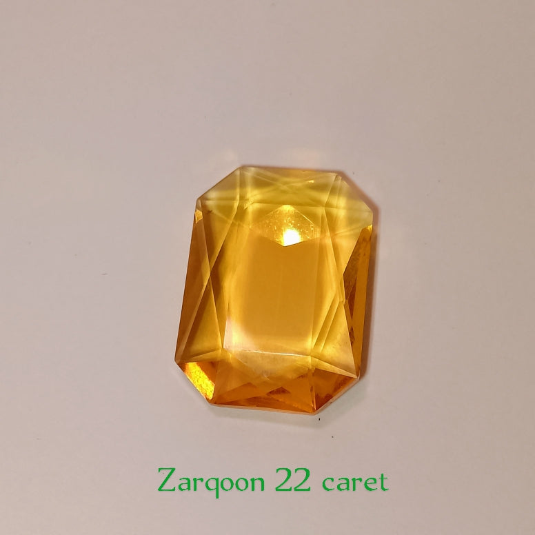 Yellow Zircon | Step Cutting