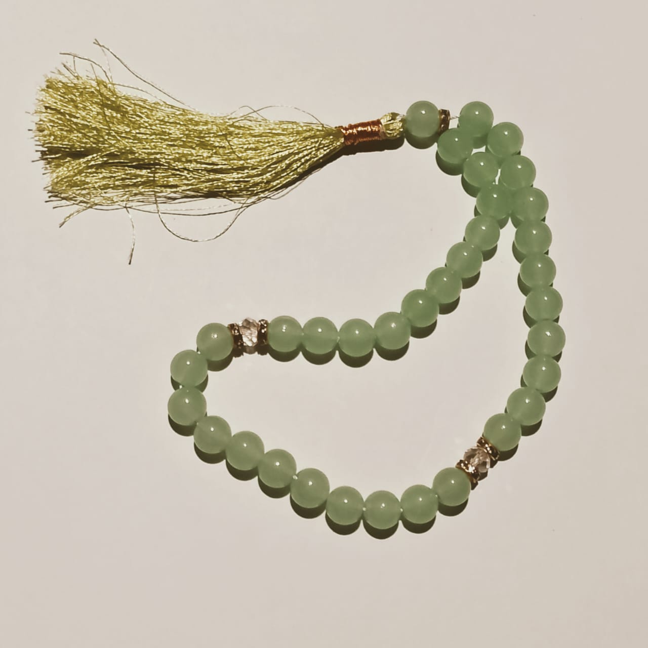 Moonstone Tasbeeh | Sangi Dhodya Tasbih | 33 Beads | 18 mm