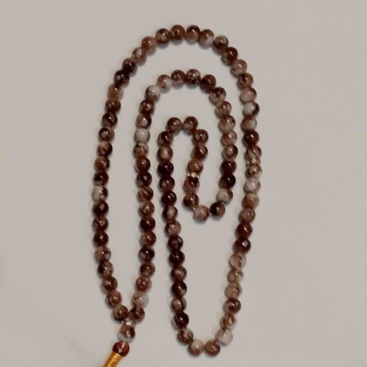 Aqeeq Tasbeeh | Multi Color | 100 Beads | 10 mm
