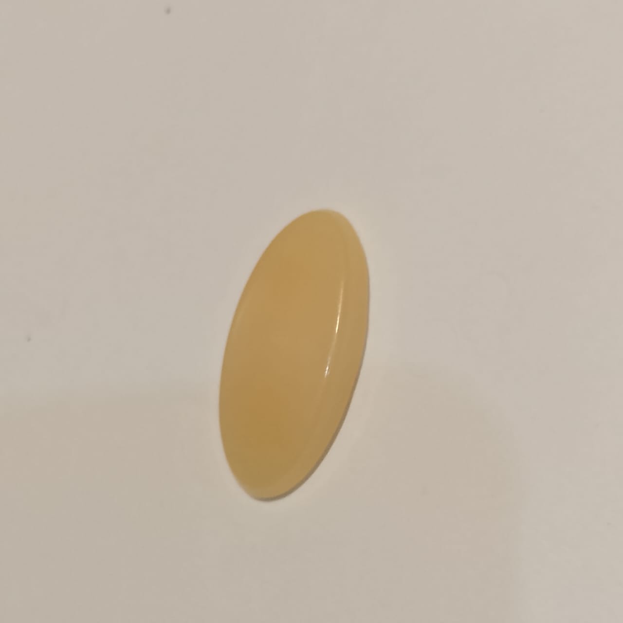 Pukhraj | Light Yellow Sapphire | Oval shape Cabachon Cutting