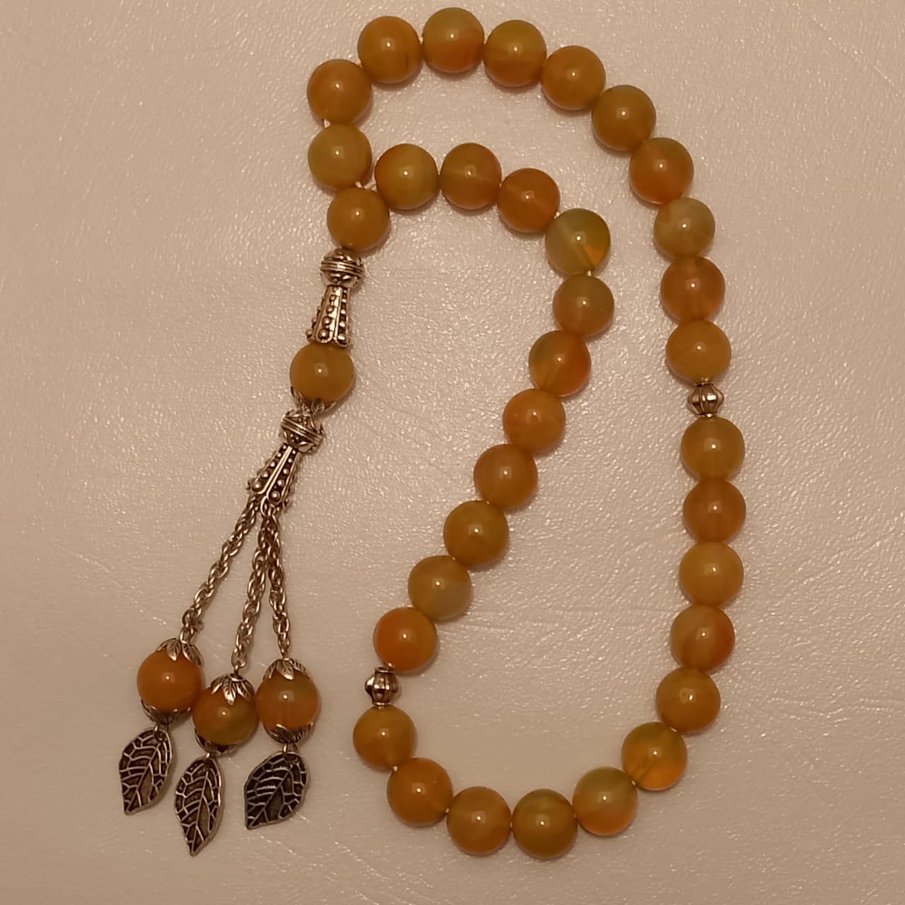 Pukhraj Tasbeeh with Free Gift Box | 33 Beads | 10mm