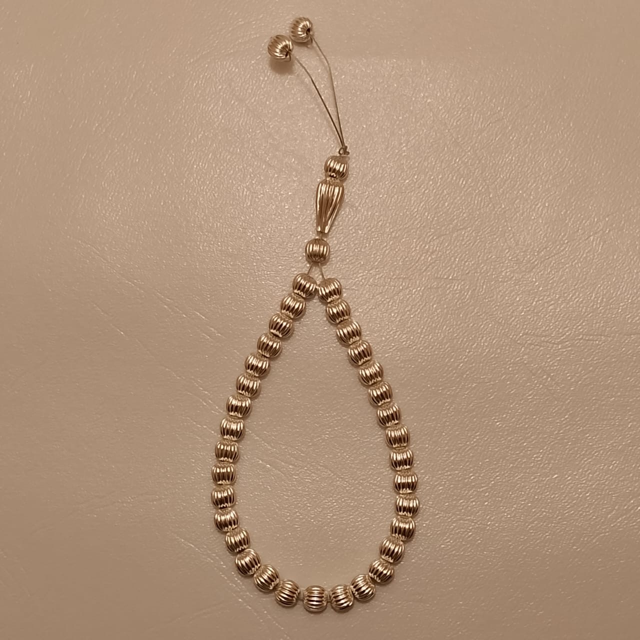 Silver Tasbeeh | Italian style | 33 Beads | 7 mm | Free Gift Box