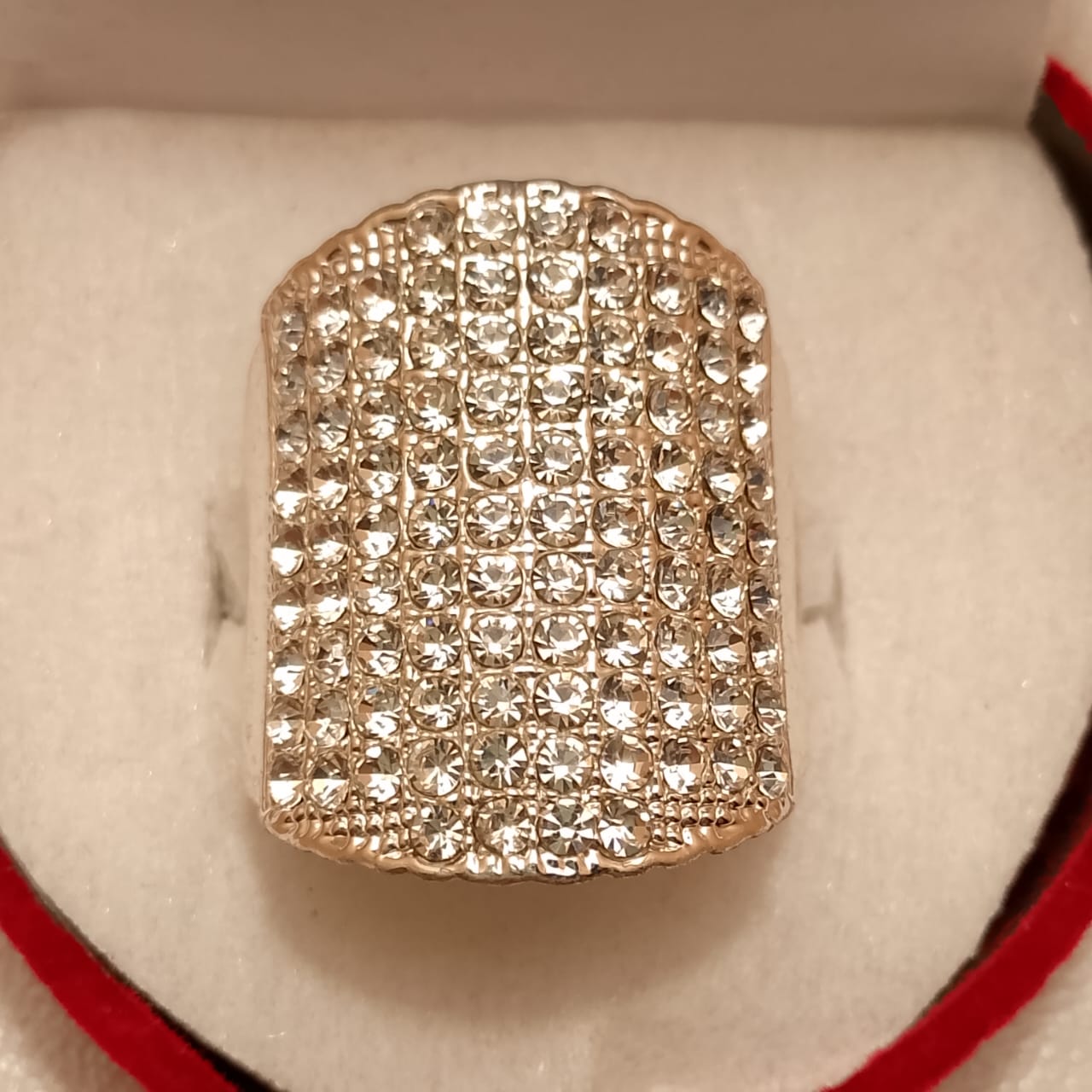 Zircon Ring | Step Cut | Italian Style Ring