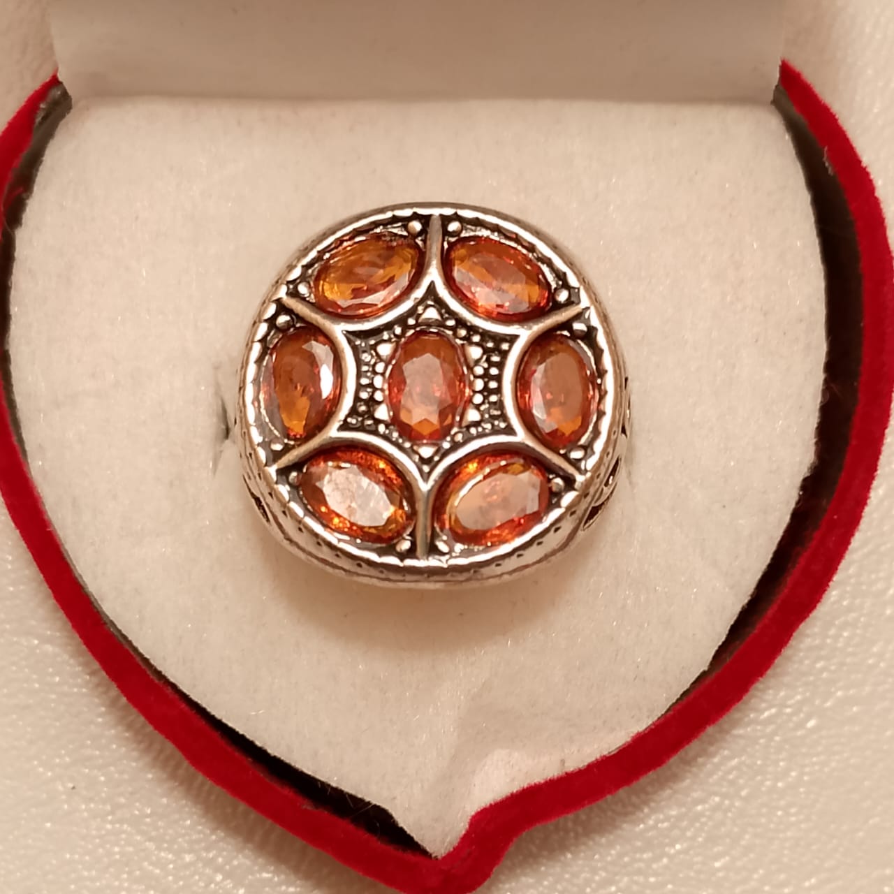 Multiple Garnet stone Ring | Step Cut | Turkish Style Ring