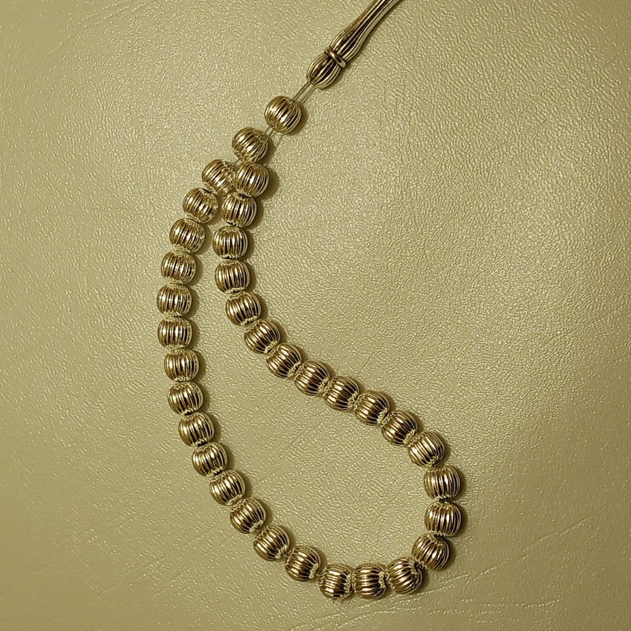 Silver Tasbeeh | Italian Crafted design | 33 Beads | 10 mm | Free GIFT BOX