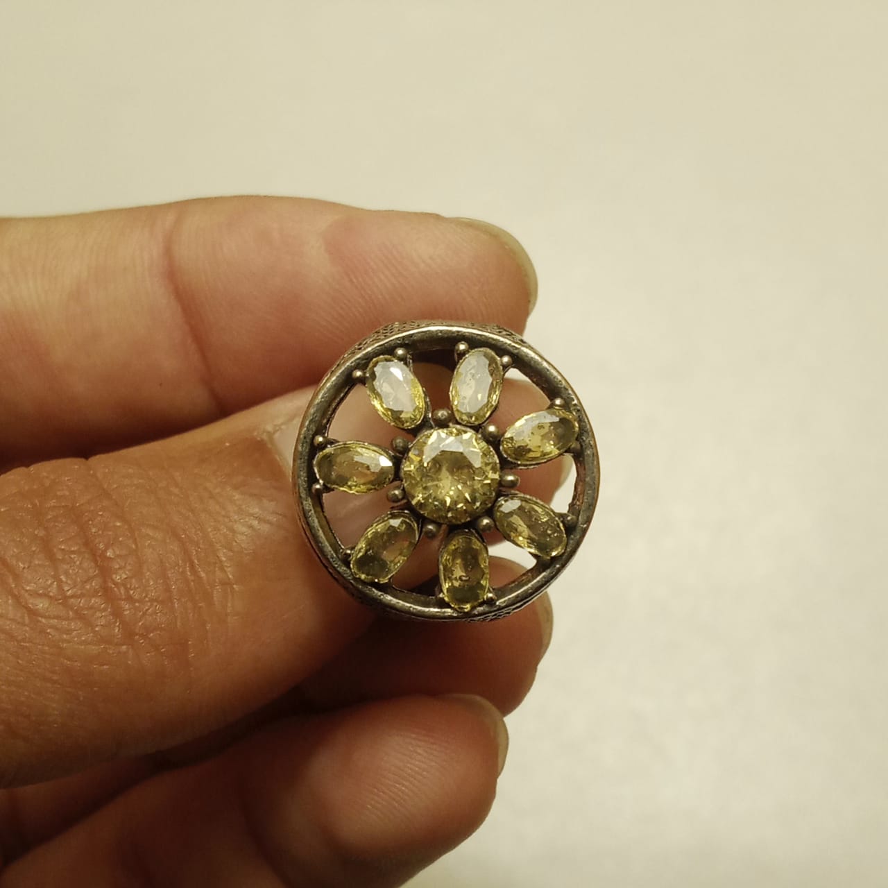 Multiple Stone Emerald Ring | Step Cut Zamrud Panna | Turkish Style Ring