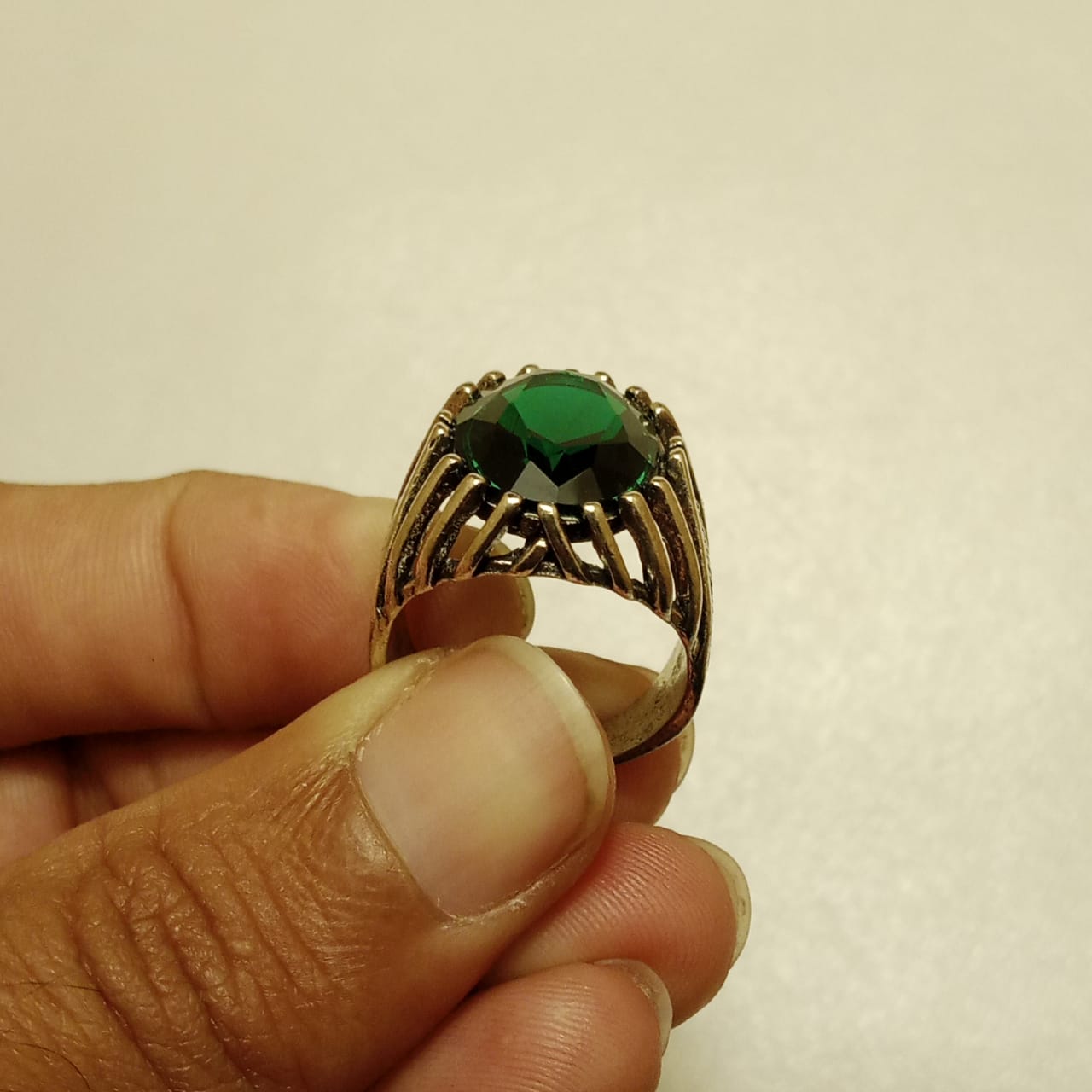 15 Carat Zamrud Ring | Step Cut Emerald | Turkish Style Ring