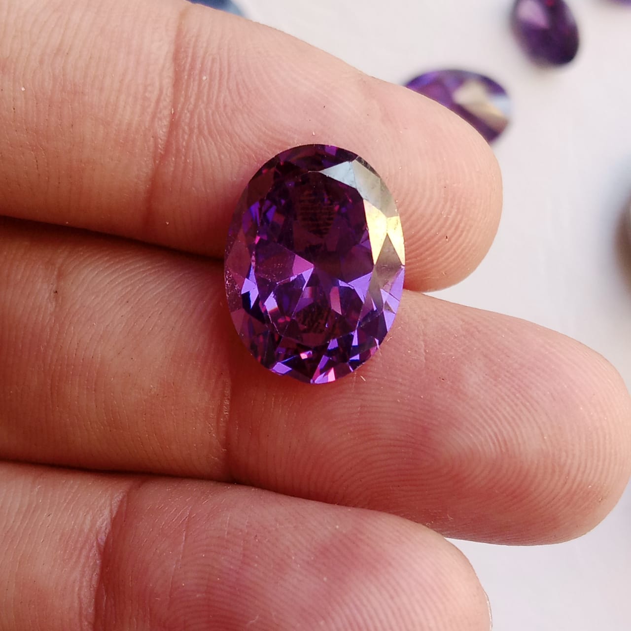Kasmiri Neelam (Blue Stone) | Step Cut