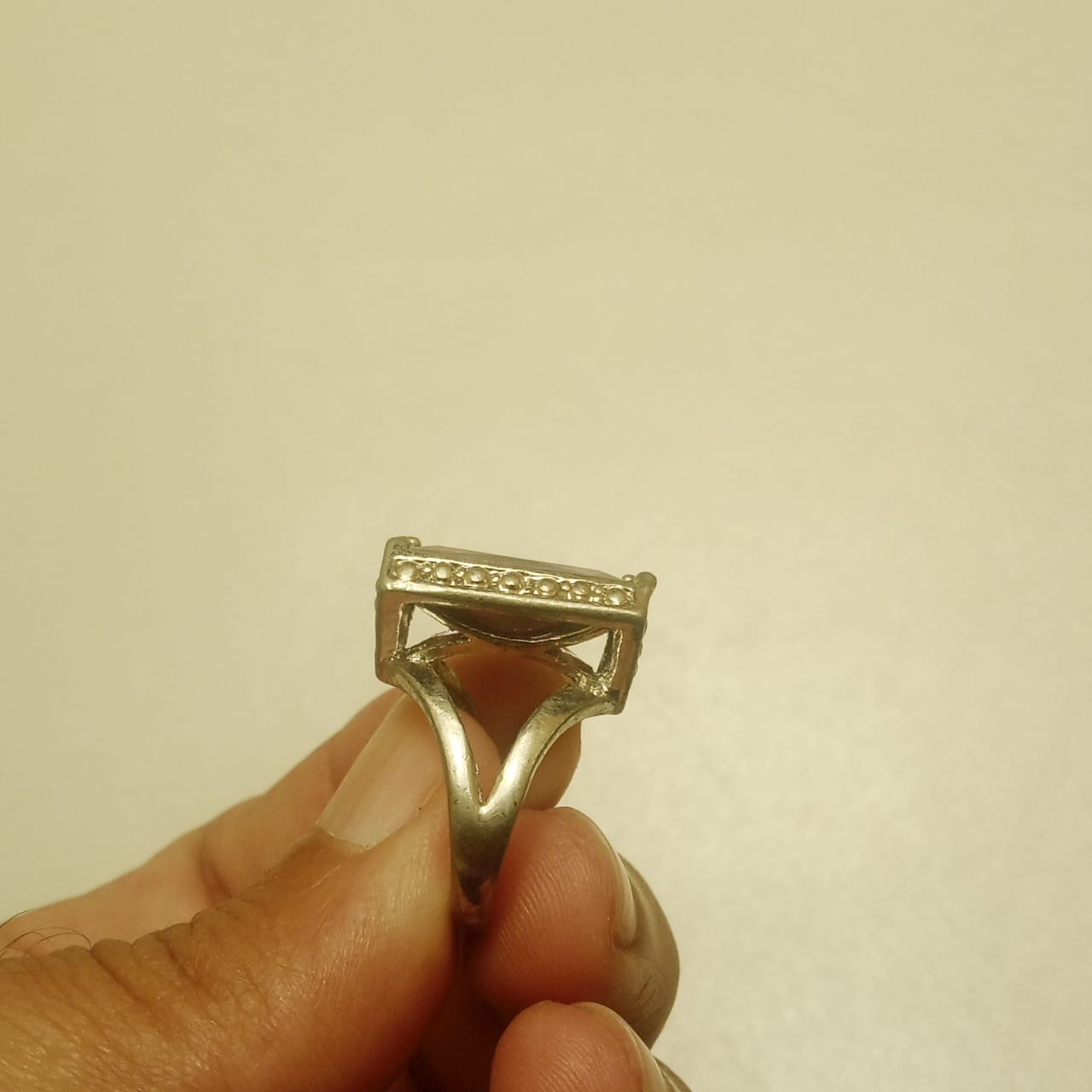 19 Carat Neelam Ring | Step Cut