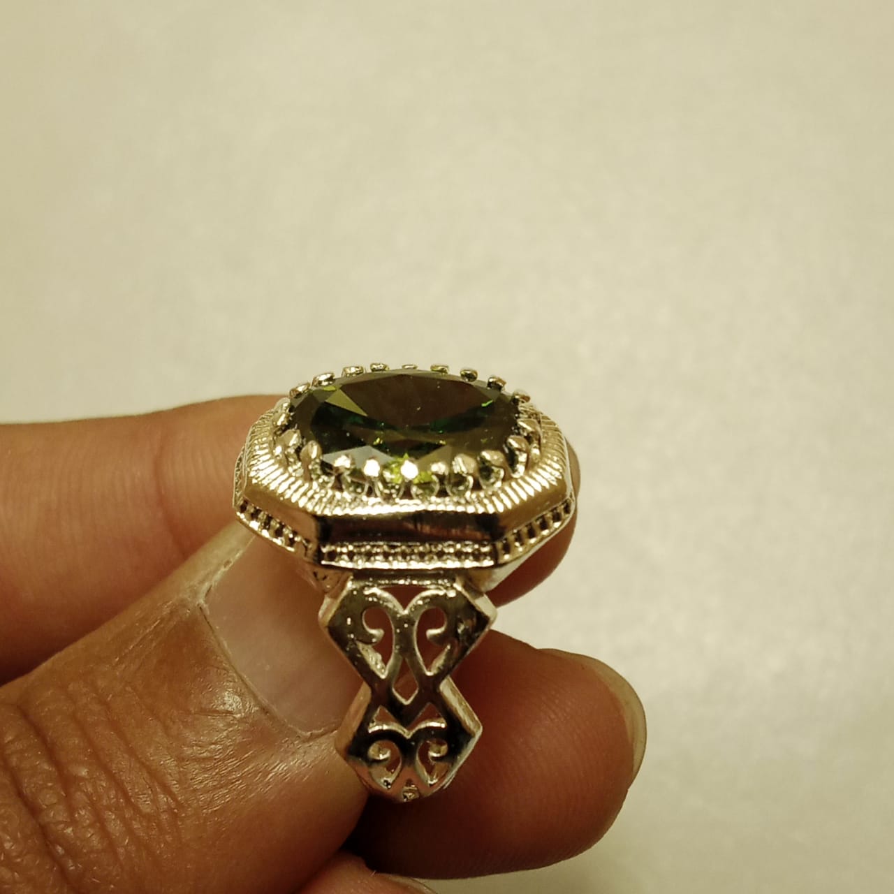 10 Carat Emerald Ring | Step Cut Zamrud | Italian Style Ring