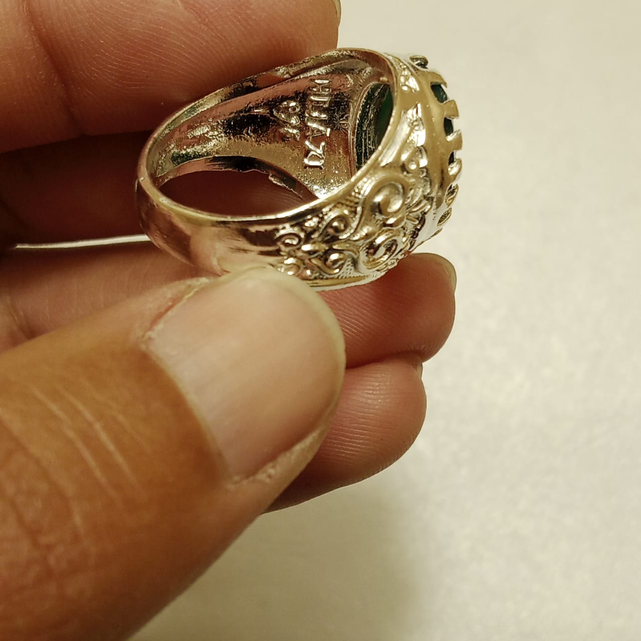 14 Carat Emerald Ring | Step Cut Zamrud | Italian Style Ring
