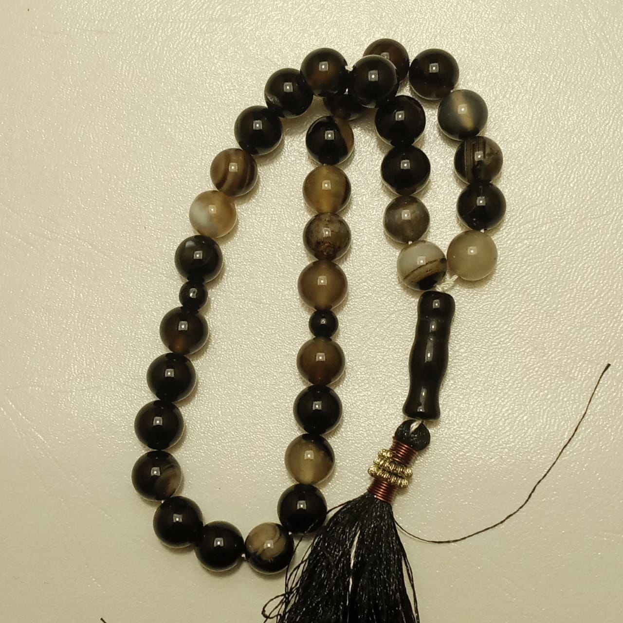 Multi color Aqeeq Tasbeeh | 33 Beads | 8 mm