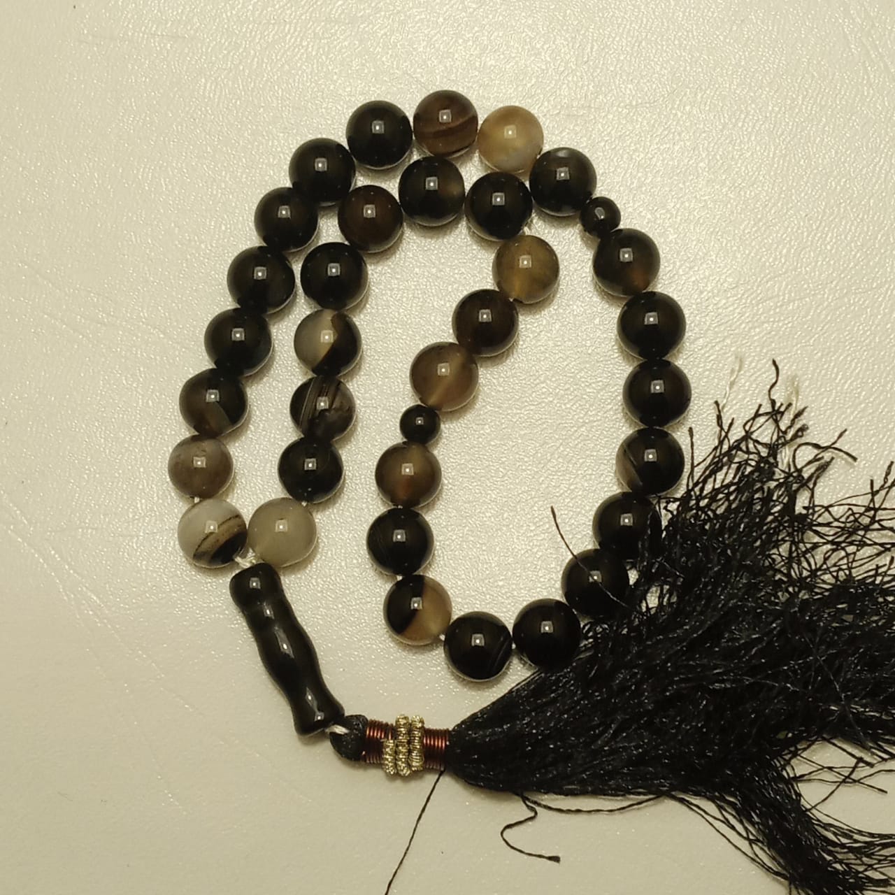 Multi color Aqeeq Tasbeeh | 33 Beads | 8 mm
