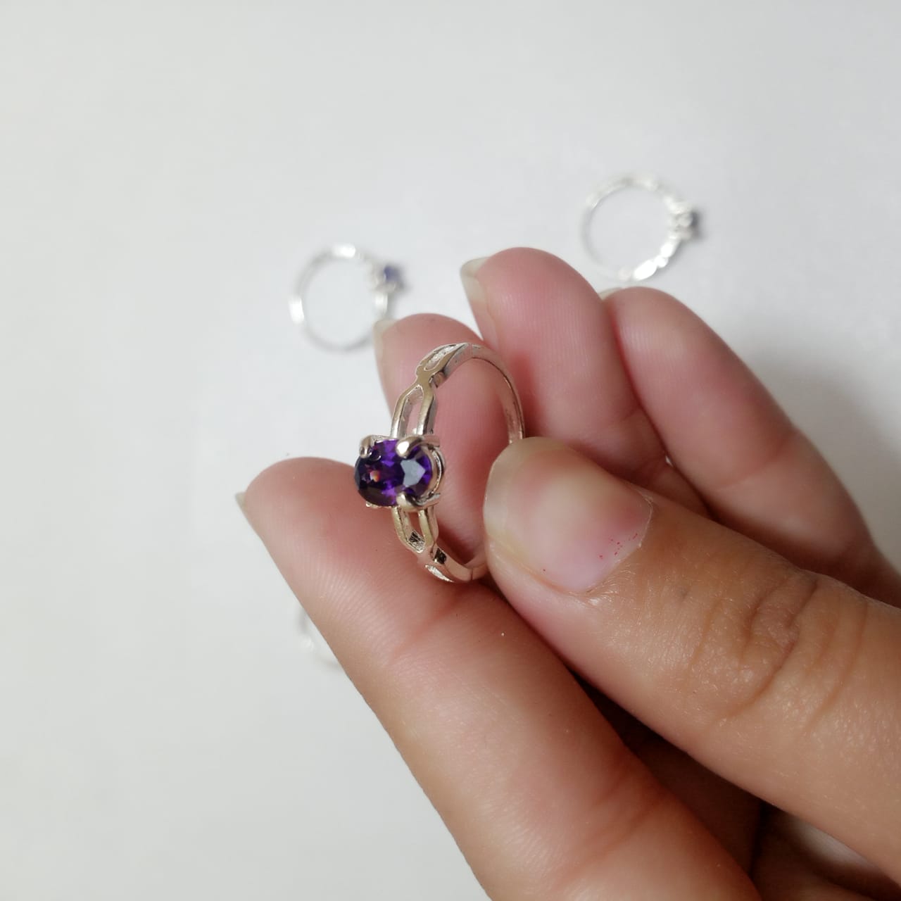 Neelam Female Ring | Step Cut | CODE N-18