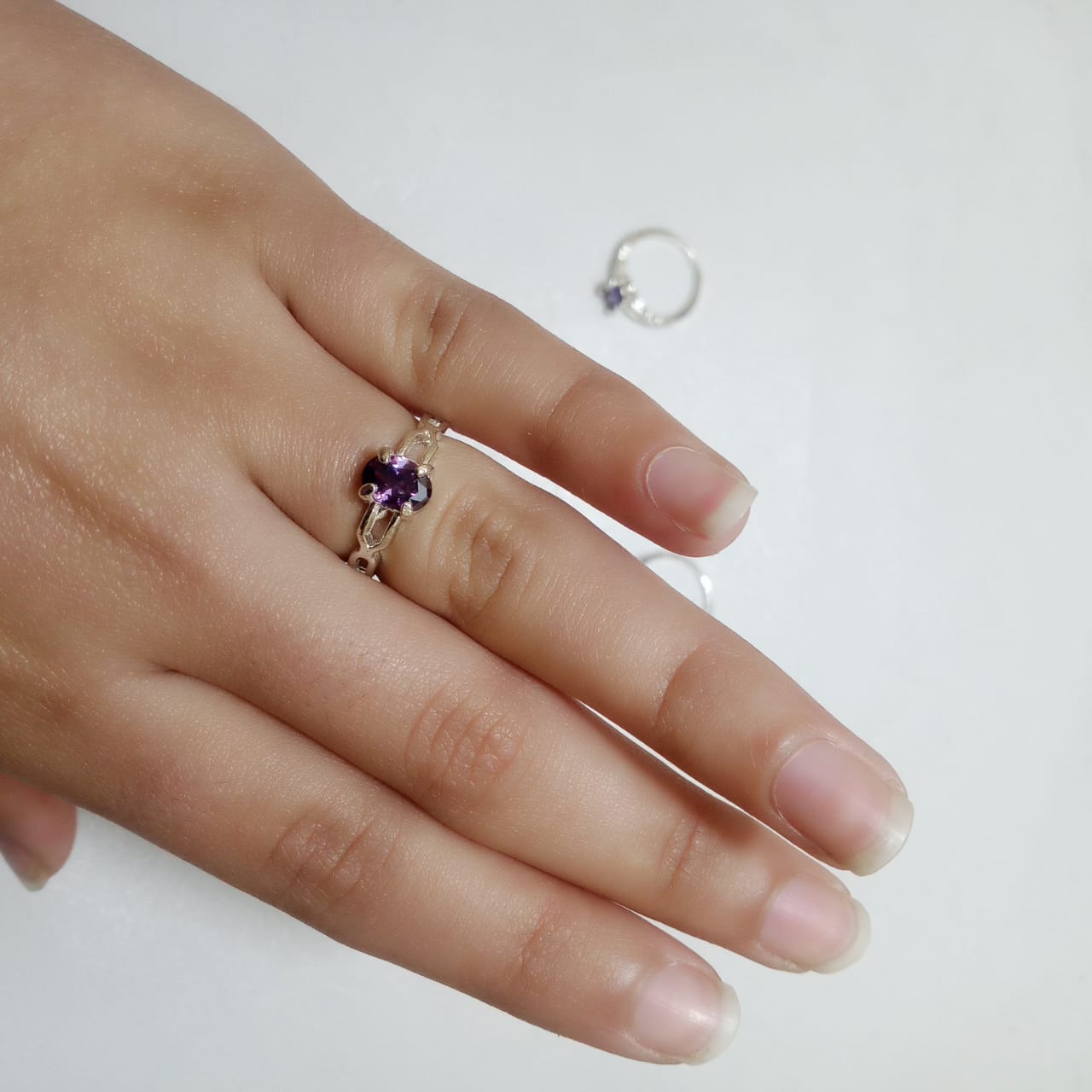 Neelam Female Ring | Step Cut | CODE N-18