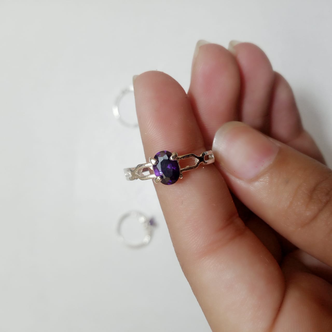 Neelam Female Ring | Step Cut | CODE N-18