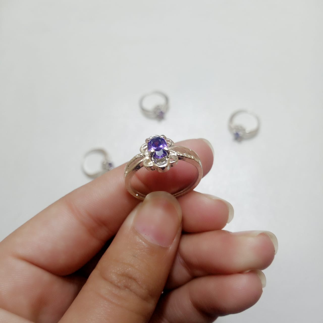 Neelam Female Ring | Step Cut | CODE N-11