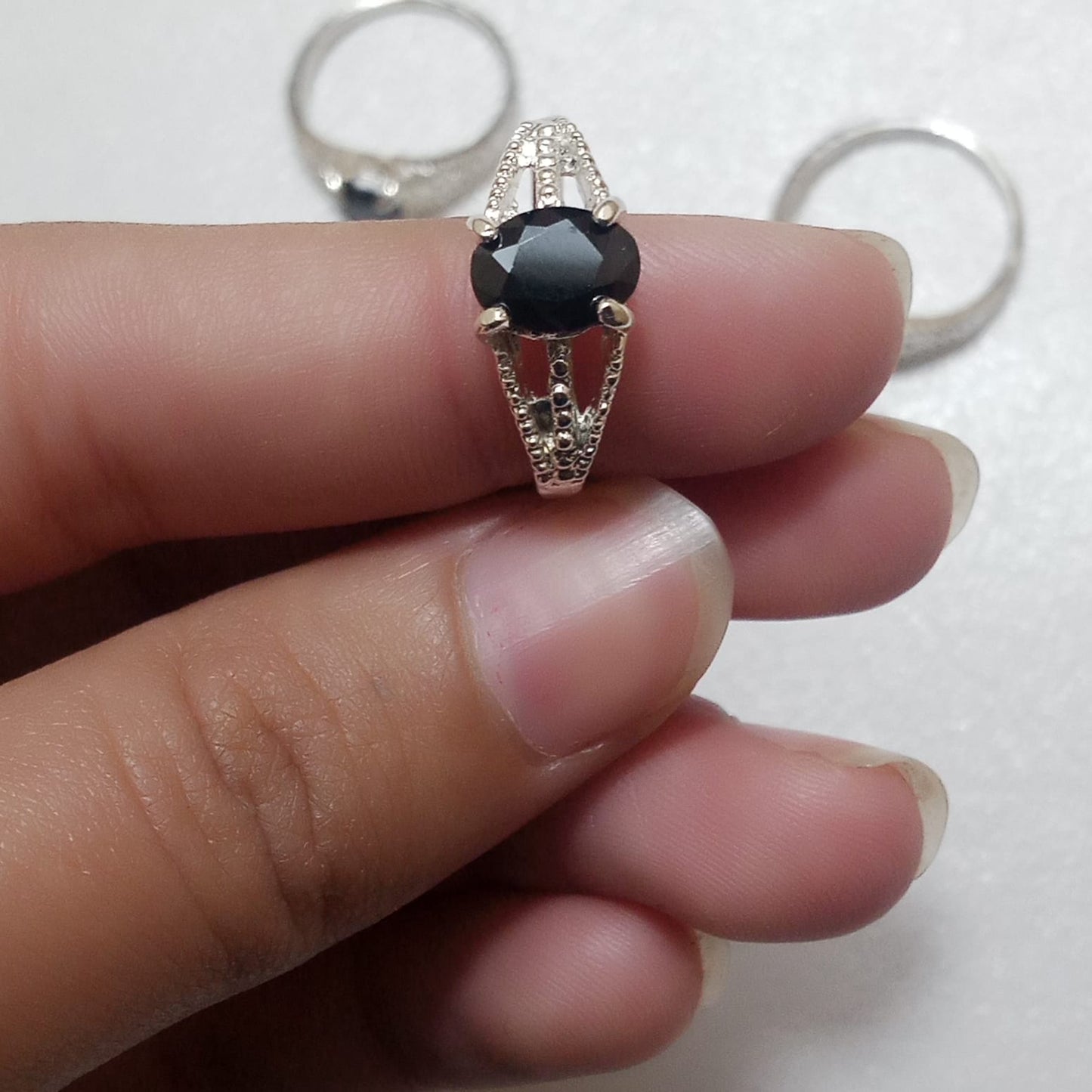 3 Carats Tourmaline Ring, Step Cut