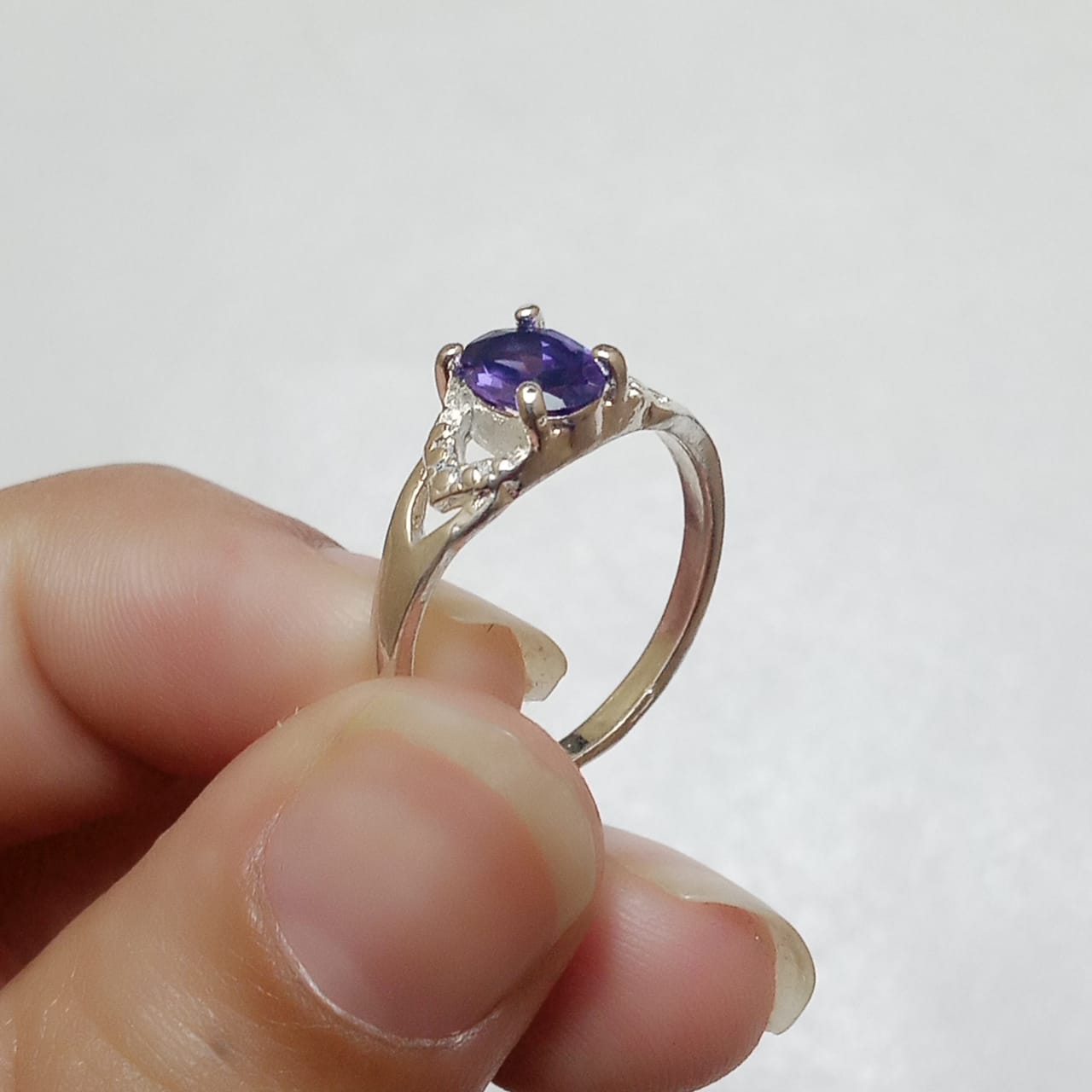 Neelam Female Ring | Step Cut | CODE N-19