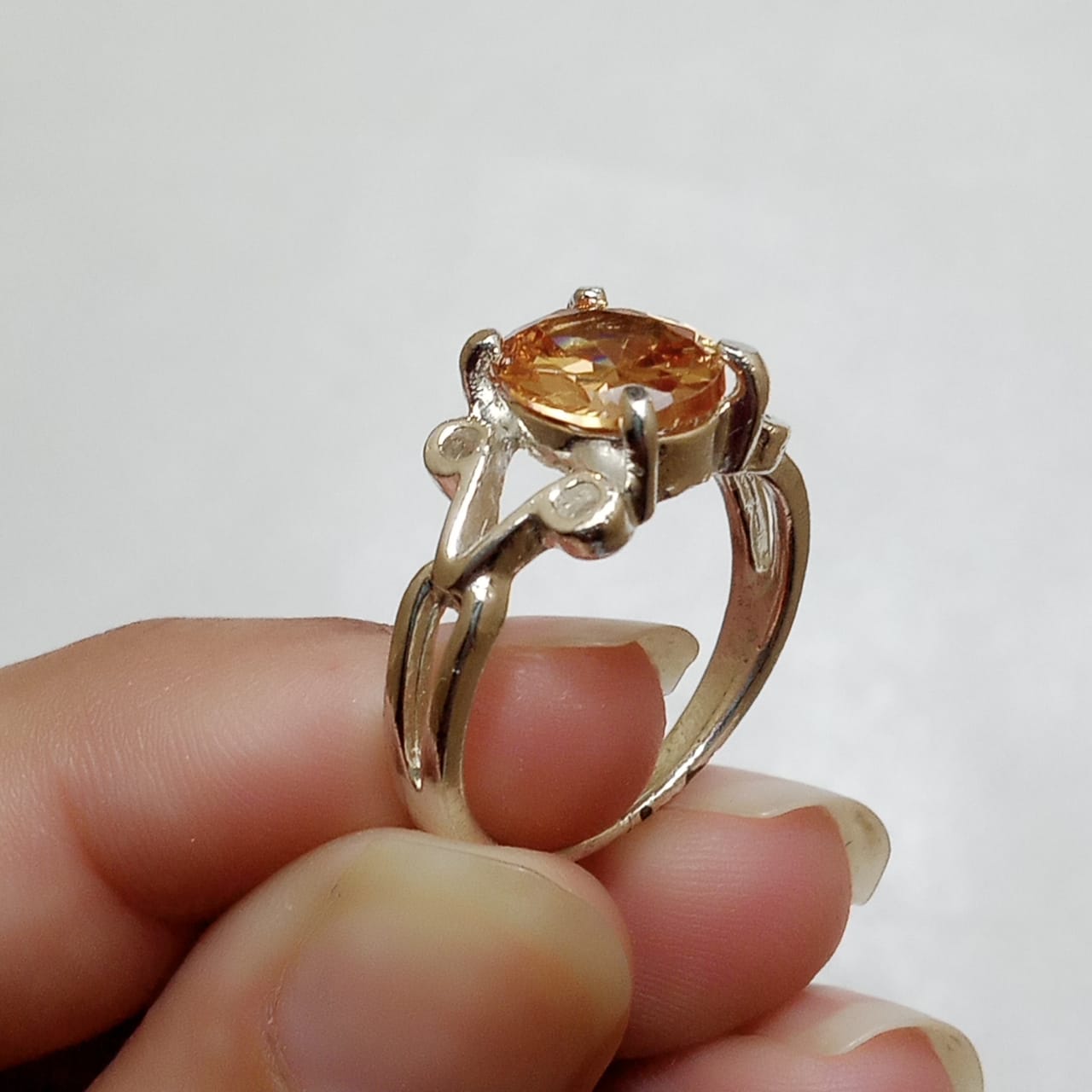 Pukhraj Female Ring | Shape Step Cut | CODE P25