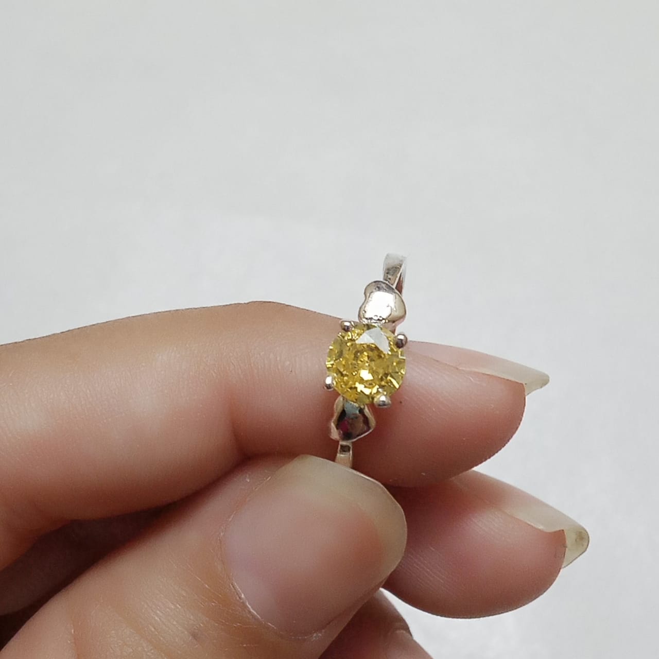 Pukhraj Female Ring | Step Cut | CODE P20