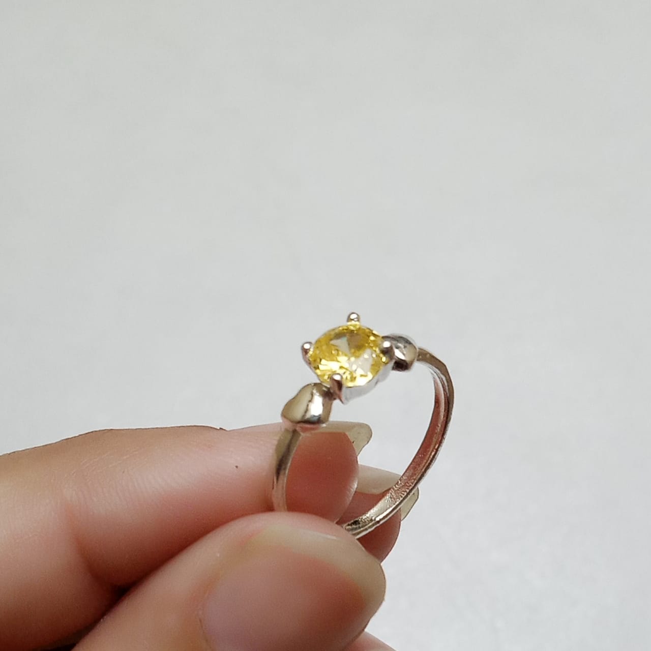 Pukhraj Female Ring | Step Cut | CODE P20