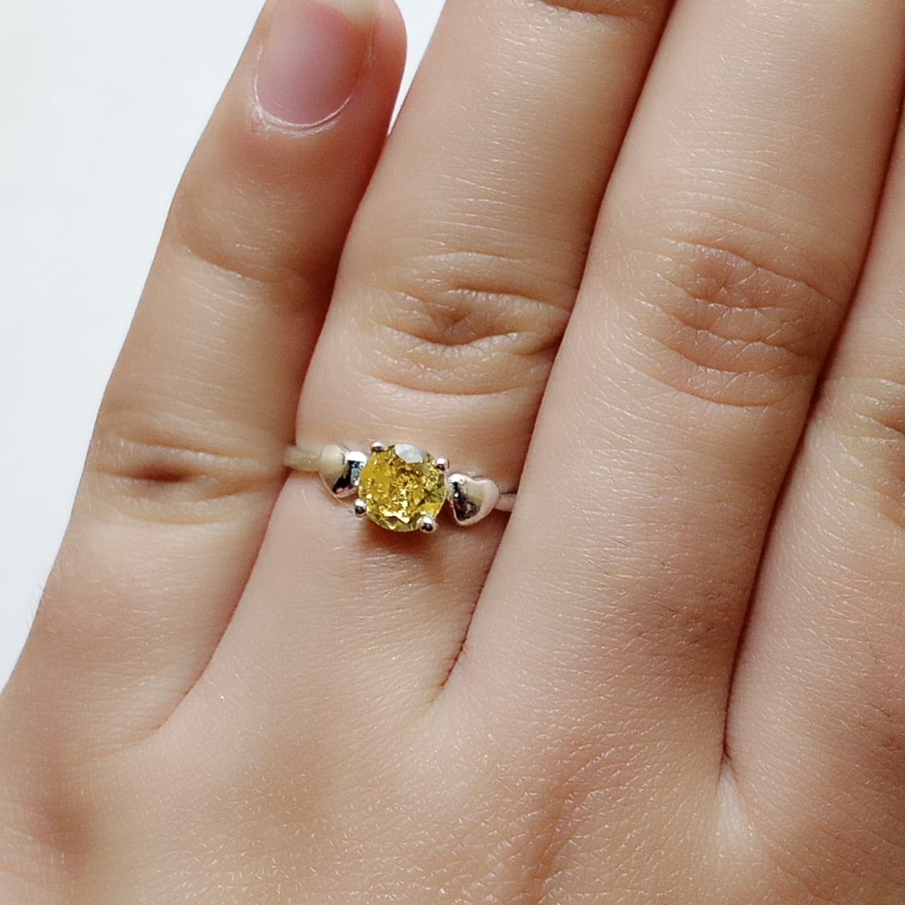 Pukhraj Female Ring | Step Cut | CODE P20